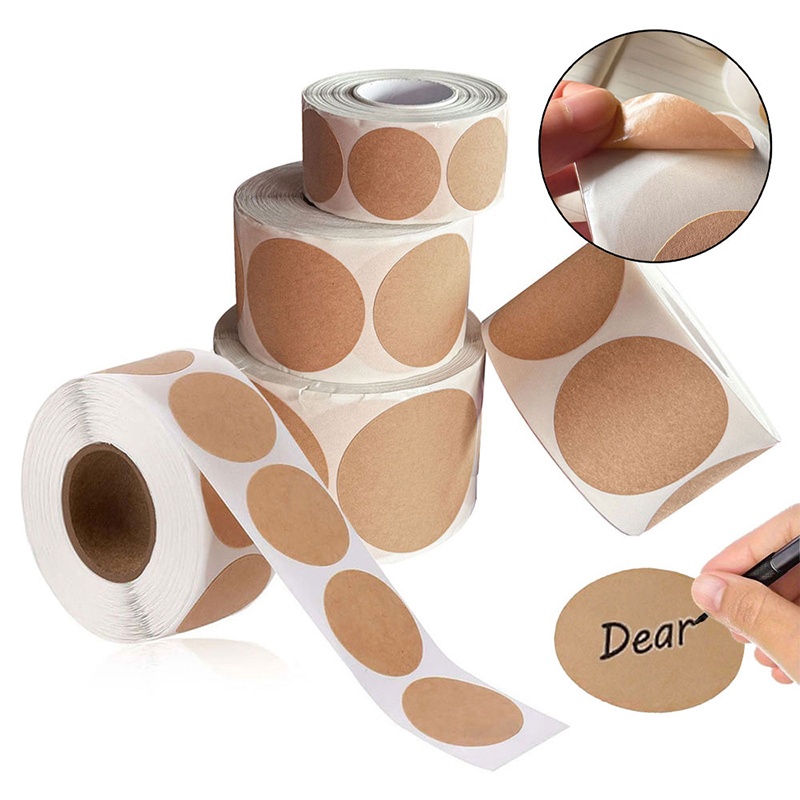 Label Printer Tape - สติกเกอร์ติดชื่อแบบม้วน ขนาด 2.5 ซม. 1-5 ม้วน
