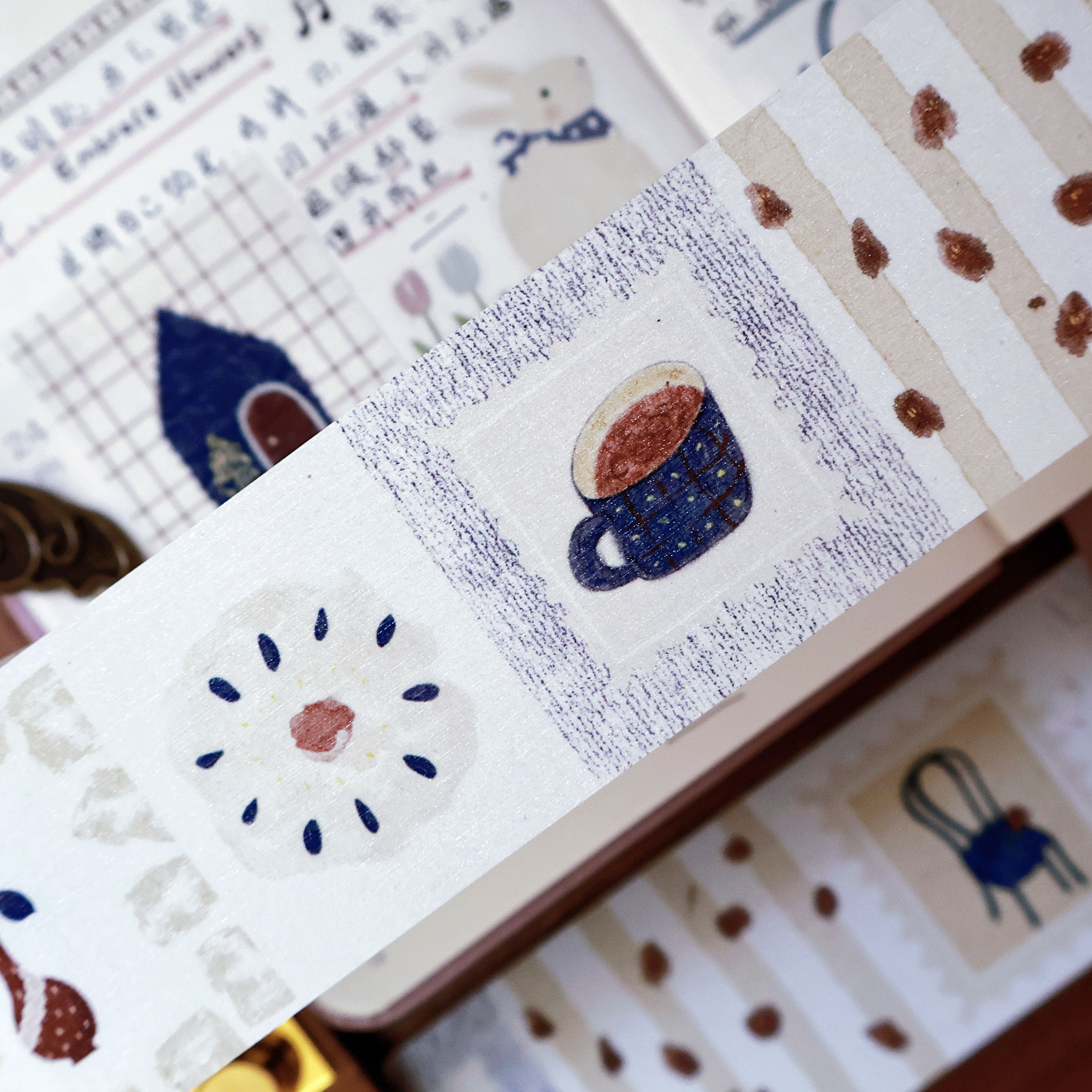 Washi Tape Set - YiEr Studio Vintage Old Melody Washi