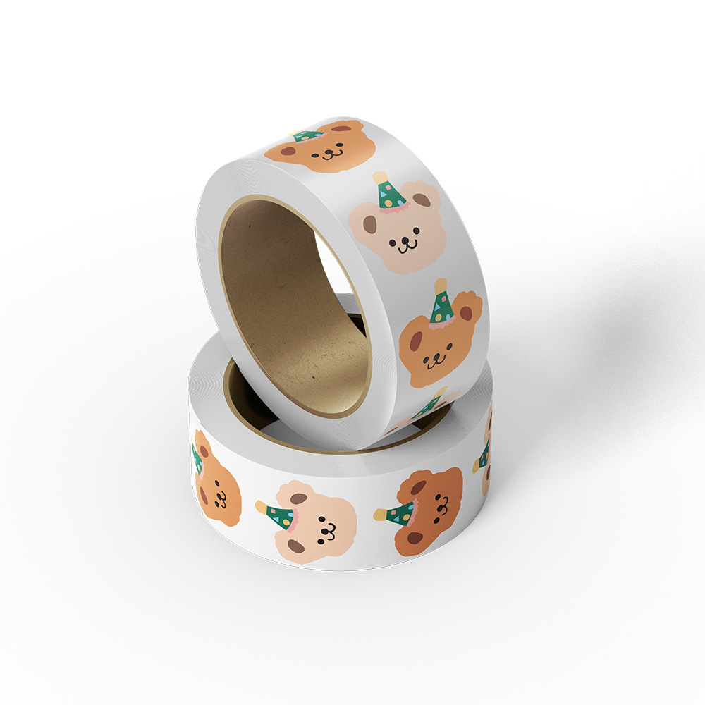 สติกเกอร์หมีน่ารัก 500 ชิ้น ชุ - Label Printer Tape บทวิจารณ์และราคา