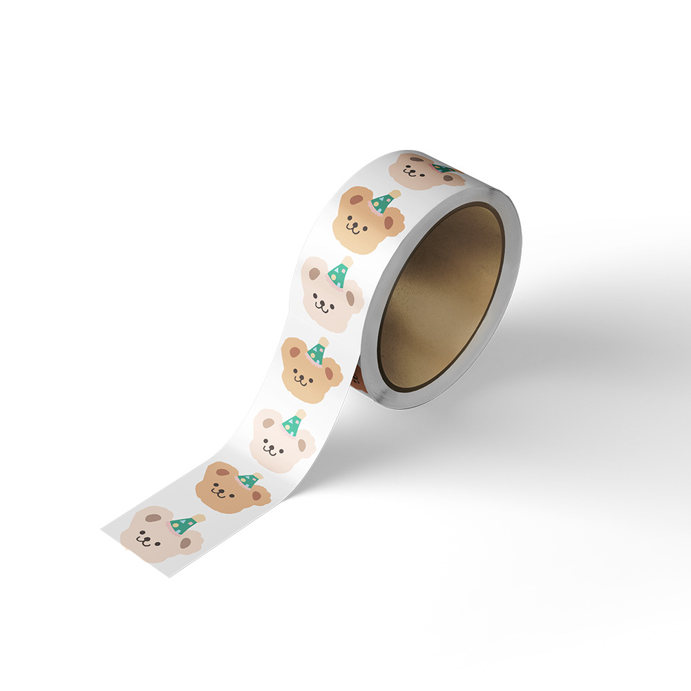 สติกเกอร์หมีน่ารัก 500 ชิ้น ชุ - Label Printer Tape บทวิจารณ์และราคา