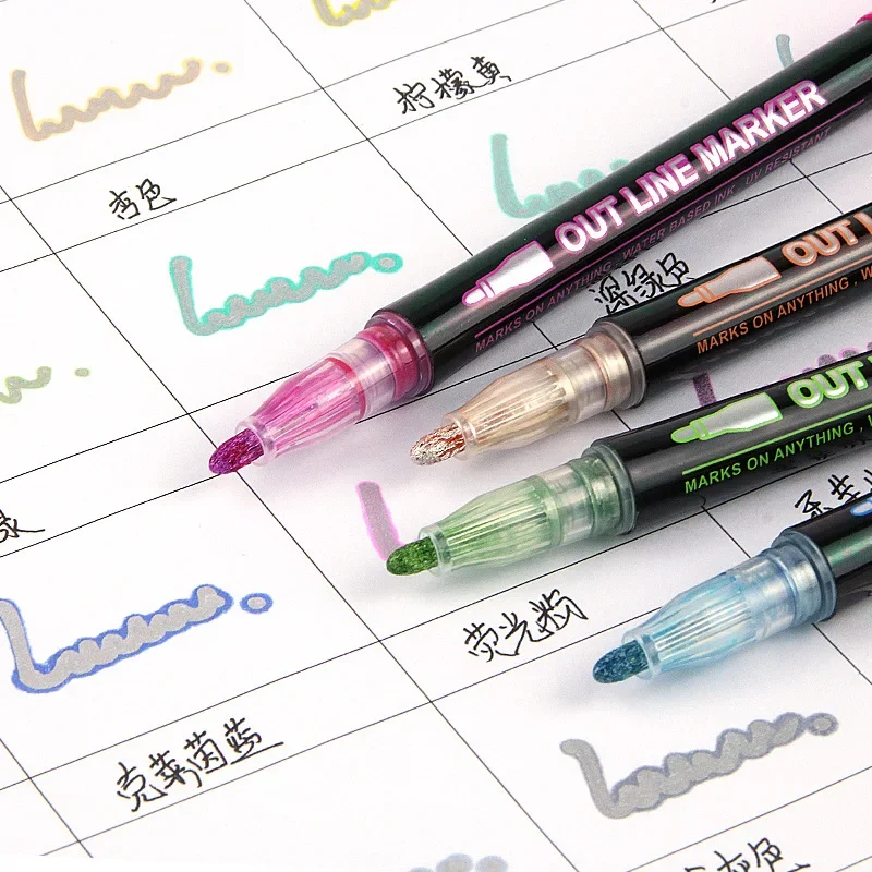 ปากกาเขียนเส้นคู่ 8-60 สี ปากก - Highlighter Set Pastel บทวิจารณ์และราคา