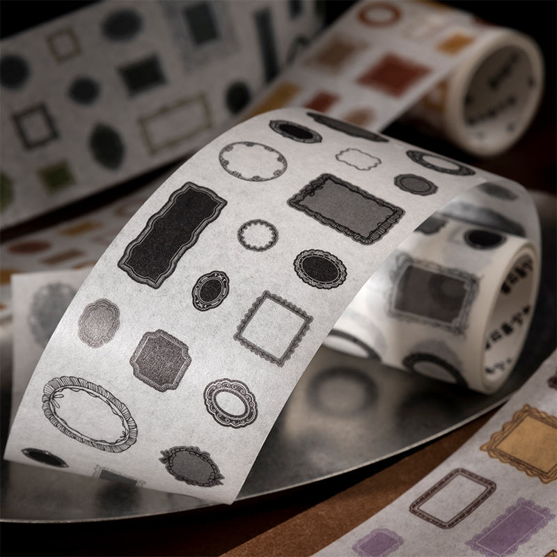 สติกเกอร์เทปกรอบวินเทจ Journal - Label Printer Tape บทวิจารณ์และราคา