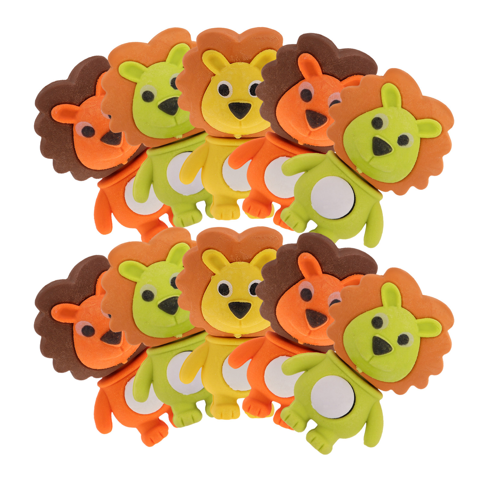 ยางลบรูปสิงโตน่ารัก 18 ชิ้น ยา - Lion Stationery & Office Supply(Kunshan)Co.Ltd บทวิจารณ์และราคา