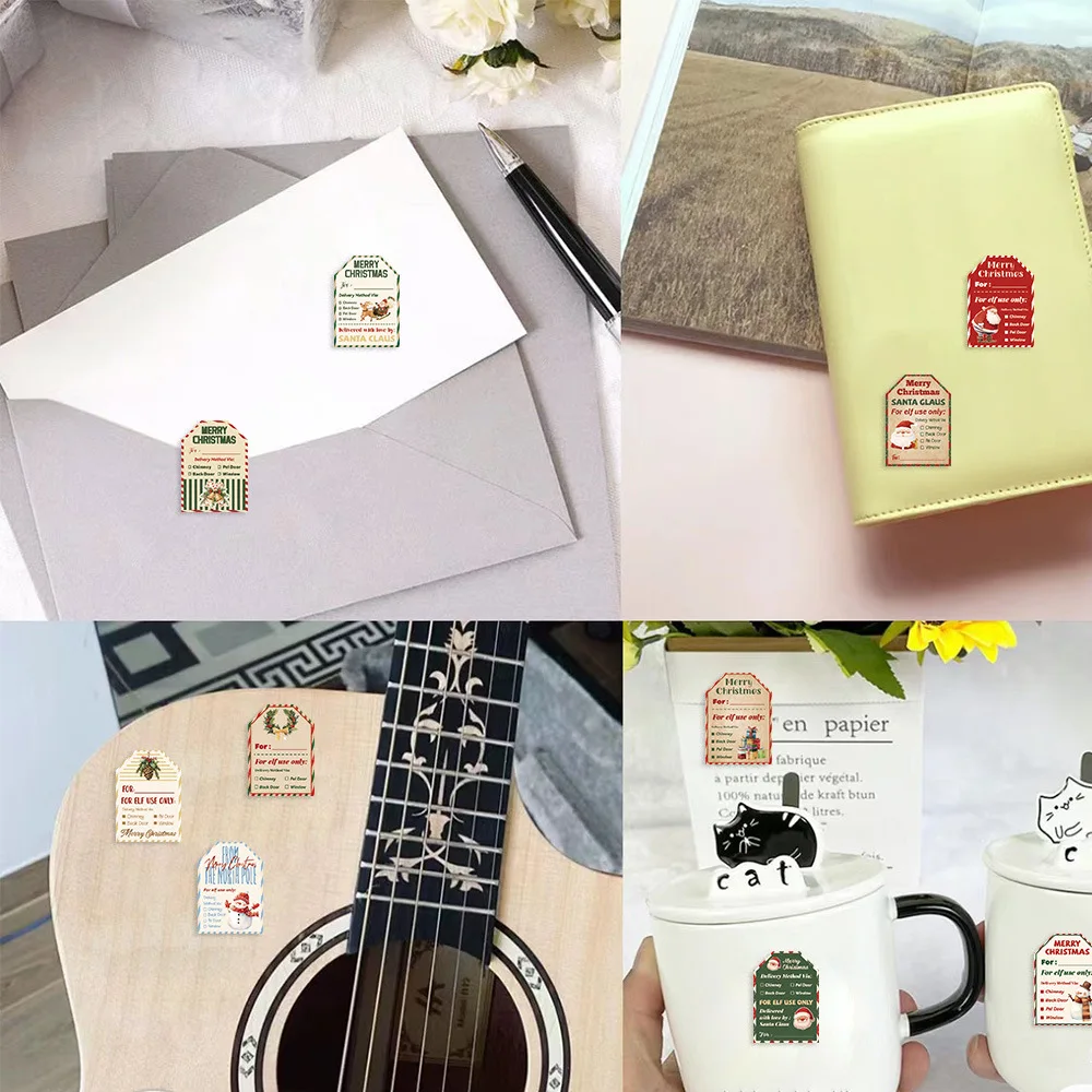 สติ๊กเกอร์คริสต์มาส 500 ชิ้นแบ - Label Printer Tape บทวิจารณ์และราคา